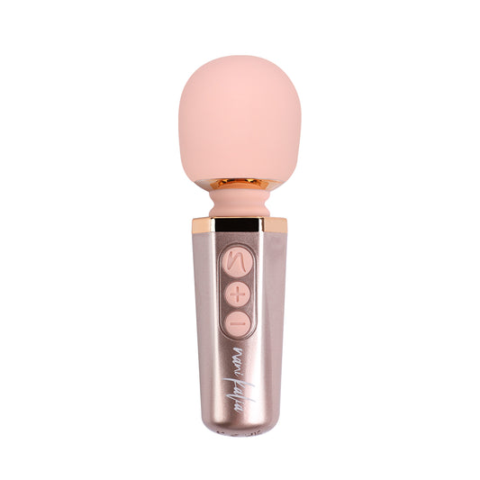 Nani Kalia NK-22 Premium Handheld Rechargeable Personal Massager - Deep Tissue Body Relaxation and Muscle Relief (Rose Gold）